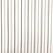 Pure White-Black-Brown Stripe Polyester Shirting Woven Fabric By the Yard